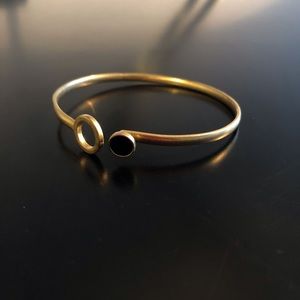 Madewell Jewelry - Madewell Bangle with Black Stone Madewell Jewelry - Madewell Bangle with Black Stone